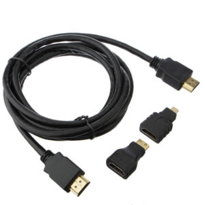3 in 1 HDMI kabel (HDMI, Micro HDMI en Mini HDMI) - 1.5m