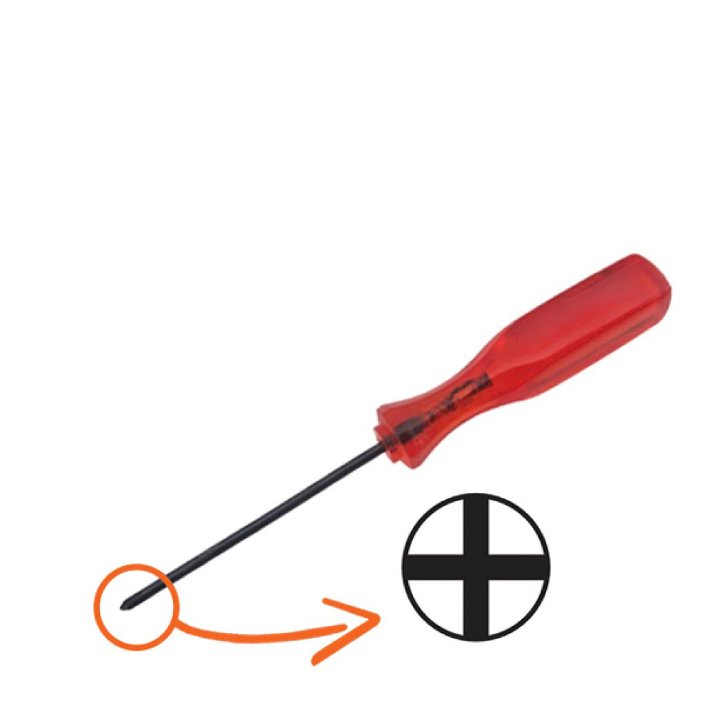 Phillips schroevendraaier + Vorm - Rood | MacTurn