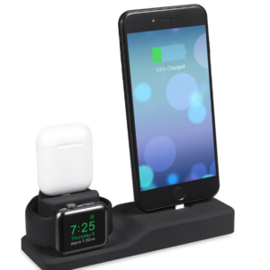 3 in 1 siliconen oplaad station voor iPhone, Airpods, Apple Watch