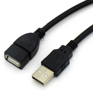 USB 2.0 verlengkabel - Zwart 3 meter