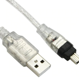 USB 2.0 naar Firewire 1394 4 pin kabel