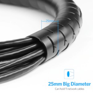 Ugreen Kabel organizer 25mm Zwart 1.5 meter, 3 meter, 5 meter