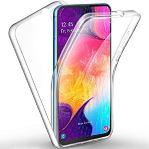 360° Full Cover Transparant TPU case voor Samsung A50