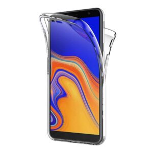 360° Full Cover Transparant TPU case voor Samsung J4 Plus