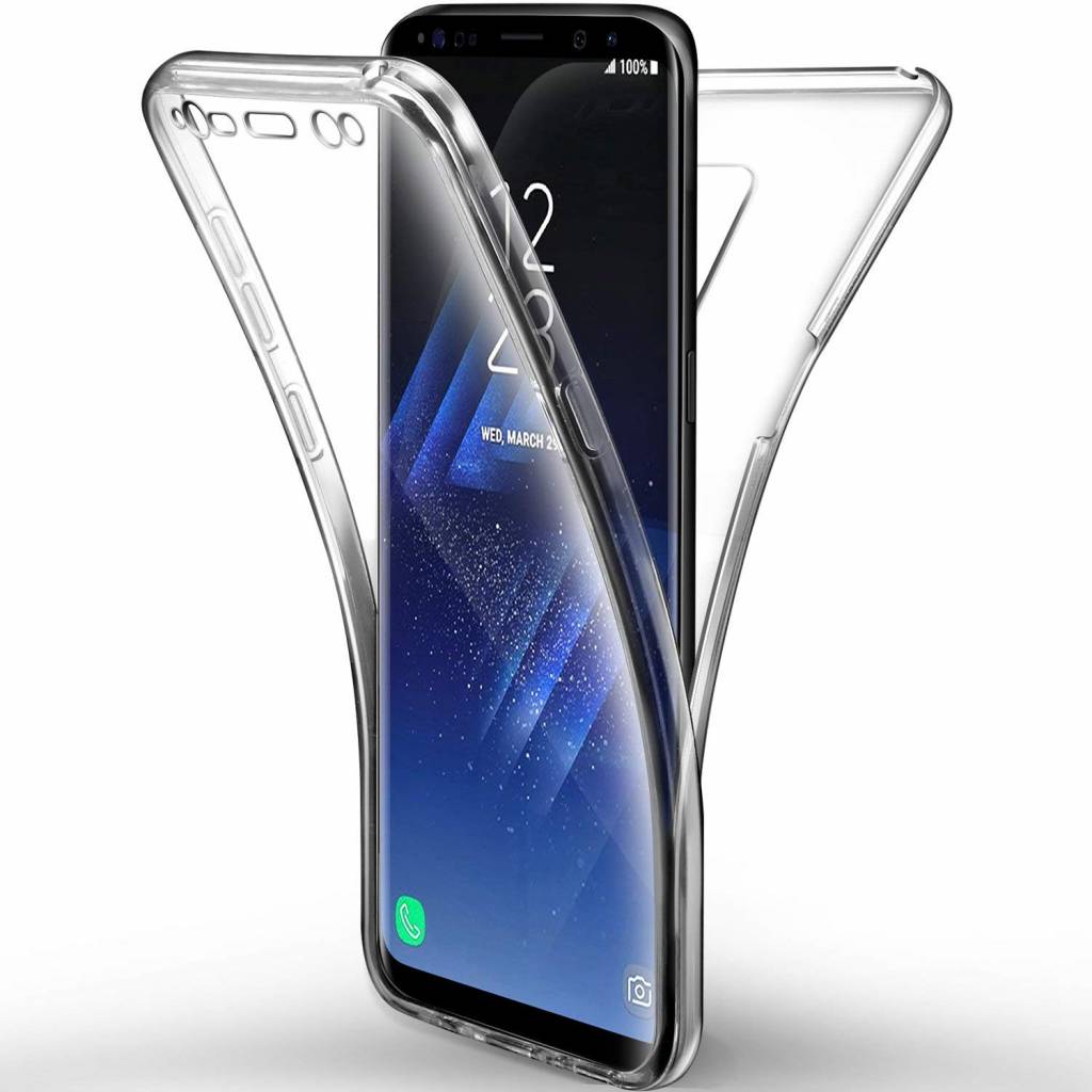 Spaans Rechthoek wetgeving 360° Full Cover Transparant TPU case voor Samsung S9 | MacTurn