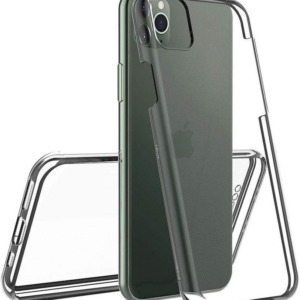 360° Full Cover Transparant TPU case voor iPhone 11 Pro Max