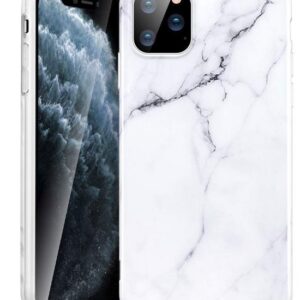 iPhone 11 Pro Marble Case Zwart/Wit