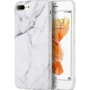 iPhone 7/8 Plus Marble Case Zwart/Wit