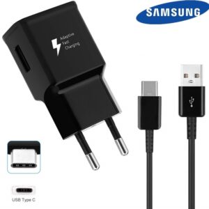 Originele Samsung Fast Charging Adapter 15W + USB-C naar USB kabel EP-TA20EBE (Zwart)